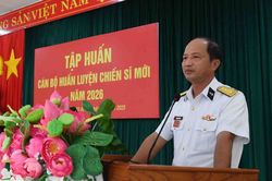 Vùng 5 Hải quân khai mạc tập huấn cán bộ huấn luyện chiến sĩ mới năm 2026