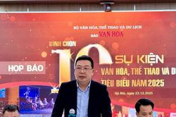 Báo Văn hóa phát động Bình chọn 10 sự kiện Văn hóa, Thể thao và Du lịch tiêu biểu năm 2025