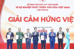 'Cảm hứng Việt' tại Giải Báo chí toàn quốc Vì sự nghiệp phát triển Văn hóa Việt Nam – điểm nhấn sự kiện văn hóa tiêu biểu 2025