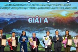 Lạng Sơn trao thưởng 63 tác phẩm văn học nghệ thuật tiêu biểu
