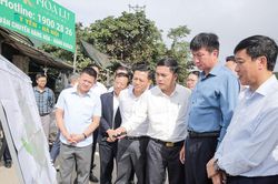 Đồng chí Chủ tịch UBND tỉnh kiểm tra, khảo sát một số dự án giao thông trên địa bàn tỉnh