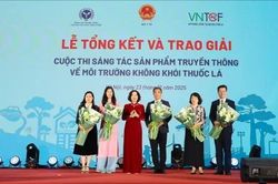 Trao giải cuộc thi truyền thông về môi trường không khói thuốc