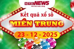 XSMT 23/12 - Trực tiếp kết quả xổ số miền Trung hôm nay 23/12/2025