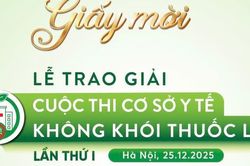 2 ngày nữa trao giải cuộc thi 'Cơ sở y tế không khói thuốc lá' lần thứ I
