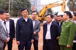 Bí thư Thành ủy Hà Nội kiểm tra công tác giải phóng mặt bằng một số dự án trọng điểm