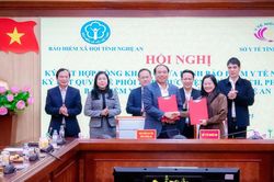 Sở Y tế, Bảo hiểm Xã hội Nghệ An ký kết quy chế phối hợp thực hiện chính sách, pháp luật bảo hiểm y tế