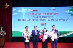 Trao giải Cuộc thi 'Tìm hiểu Luật Phòng, chống tác hại của thuốc lá' năm 2025