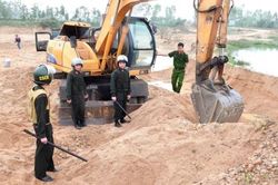 Phá đường dây khai thác cát trái phép quy mô lớn tại Gia Lai