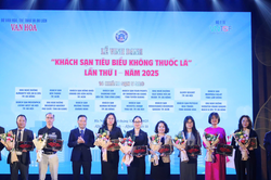 Tôn vinh khách sạn không khói thuốc mở ra bước tiến mới cho du lịch Việt
