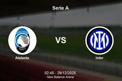 Nhận định Atalanta vs Inter - Serie A (Vòng 17)