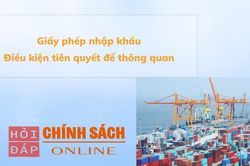 Giấy phép nhập khẩu - Điều kiện tiên quyết để thông quan