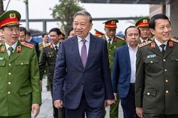 Tổng Bí thư Tô Lâm thăm, làm việc tại Trung tâm Dữ liệu Quốc gia, Bộ Công an
