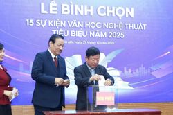 Bình chọn 15 sự kiện Văn học nghệ thuật tiêu biểu năm 2025