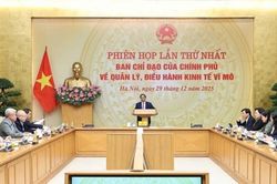 Ban Chỉ đạo quản lý, điều hành kinh tế vĩ mô họp phiên thứ nhất