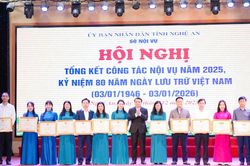 Ngành Nội vụ Nghệ An triển khai nhiệm vụ năm 2026