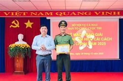 Công an tỉnh đoạt nhiều giải cao Cuộc thi tìm hiểu cải cách hành chính năm 2025