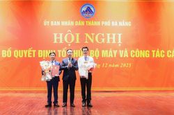 Đà Nẵng công bố các quyết định tổ chức bộ máy và công tác cán bộ