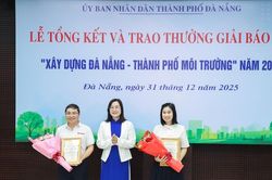 14 tác phẩm đoạt Giải báo chí 'Xây dựng Đà Nẵng - Thành phố môi trường' năm 2025