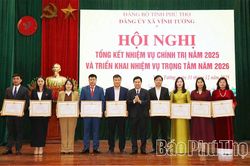 Đảng ủy xã Vĩnh Tường triển khai nhiệm vụ năm 2026