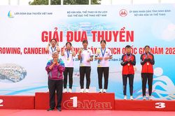 Thể thao Cà Mau giành thêm HCV Canoeing, Rowing máy