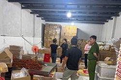 Công an TP Hồ Chí Minh xử lý hơn 30,5 tấn thực phẩm không rõ nguồn gốc tại kho lạnh