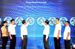 TPHCM: Xã Bà Điểm ra mắt Bộ nhận diện số, Quỹ khuyến học và thúc đẩy chuyển đổi xanh
