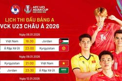 Xem trực tiếp U23 Việt Nam tại VCK U23 châu Á 2026 ở đâu, kênh nào?