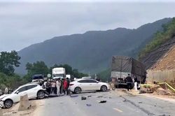 Tai nạn giao thông liên hoàn trên cao tốc La Sơn - Hòa Liên