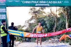 Hàng A Giàng, tỉnh Lai Châu xuất sắc về đích ở cự ly 19km hệ phong trào