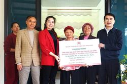 Hội Chữ thập đỏ bàn giao nhà cho gia đình chính sách