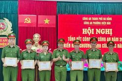 Năm 2025, tình hình tội phạm trên địa bàn phường Điện Bàn giảm 38%