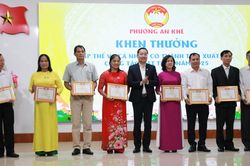 Mặt trận phường An Khê vận động hơn 5 tỷ đồng cho công tác an sinh và cứu trợ