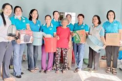 Hội Liên hiệp Phụ nữ xã An Nhơn Tây hưởng ứng 'Chiến dịch Quang Trung'