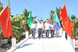 Thạnh Hưng khánh thành cầu Kênh Chuối Nước