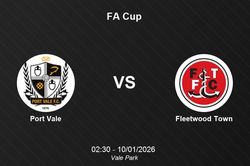 Nhận định Port Vale vs Fleetwood Town - FA Cup: Cuộc đối đầu cân sức tại Vale Park