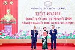 Bổ nhiệm bà Trương Thu Hòa giữ chức Giám đốc NHNN Khu vực 4