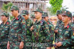 Ban Chỉ huy Phòng thủ khu vực 1 - Bạc Liêu luyện tập phương án sẵn sàng chiến đấu