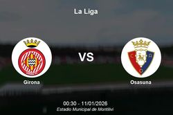 Nhận định Girona vs Osasuna - Vòng 19 La Liga