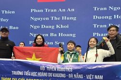 Học sinh Đà Nẵng giành cúp Top 10 thế giới và 2 Huy chương Vàng tại World Robot Contest Final 2025