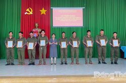 Xã Mỹ Tịnh An: Kiện toàn 20 Tổ bảo vệ an ninh, trật tự tại các ấp