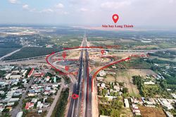 Hai siêu nút giao nối cao tốc với sân bay Long Thành tăng tốc về đích