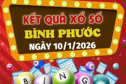 Trực tiếp kết quả xổ số Bình Phước hôm nay 10/1/2026 - XSBP 10/1