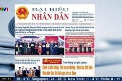Điểm báo VTV1: Chính trị dẫn đường - Văn hóa soi đường - Khoa học định hình - Nhân dân thực thi dưới ngọn cờ của Đảng
