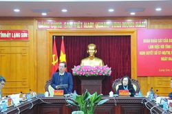 Ban Tuyên giáo và Dân vận Trung ương khảo sát thực hiện các nghị quyết về chuyển đổi số và môi trường tại Lạng Sơn