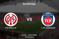 Nhận định FSV Mainz 05 vs 1. FC Heidenheim - Bundesliga