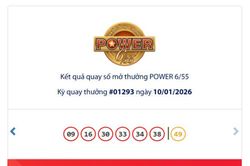 Kết quả xổ số Vietlott Power ngày 13/1/2026