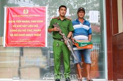 Kiên quyết loại bỏ hiểm họa từ vũ khí, vật liệu nổ