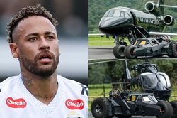 Neymar khoe bộ sưu tập siêu xe và máy bay 'Batman' trị giá 1.700 tỷ đồng