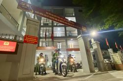 Tuần tra vũ trang, khép kín địa bàn bảo vệ tuyệt đối an ninh Đại hội Đảng toàn quốc lần thứ XIV