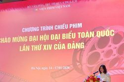Viện Phim Việt Nam khai mạc chương trình chiếu phim chào mừng Đại hội XIV của Đảng